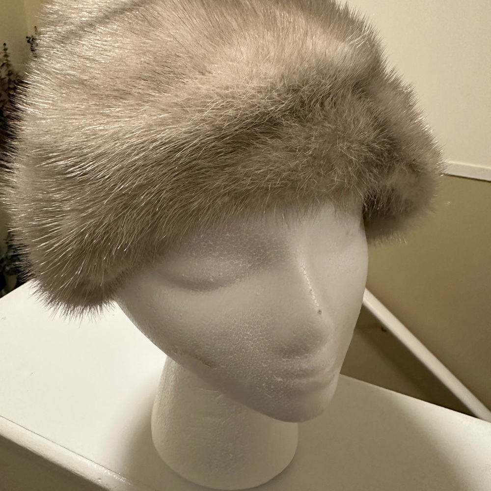 Elegant Cream Fur Hat